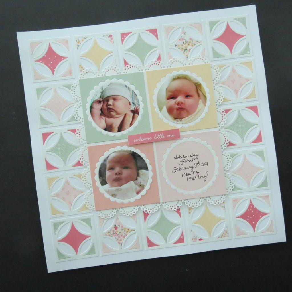 Family Scrapbook ideas - Mosaic Moments Page Layout System
